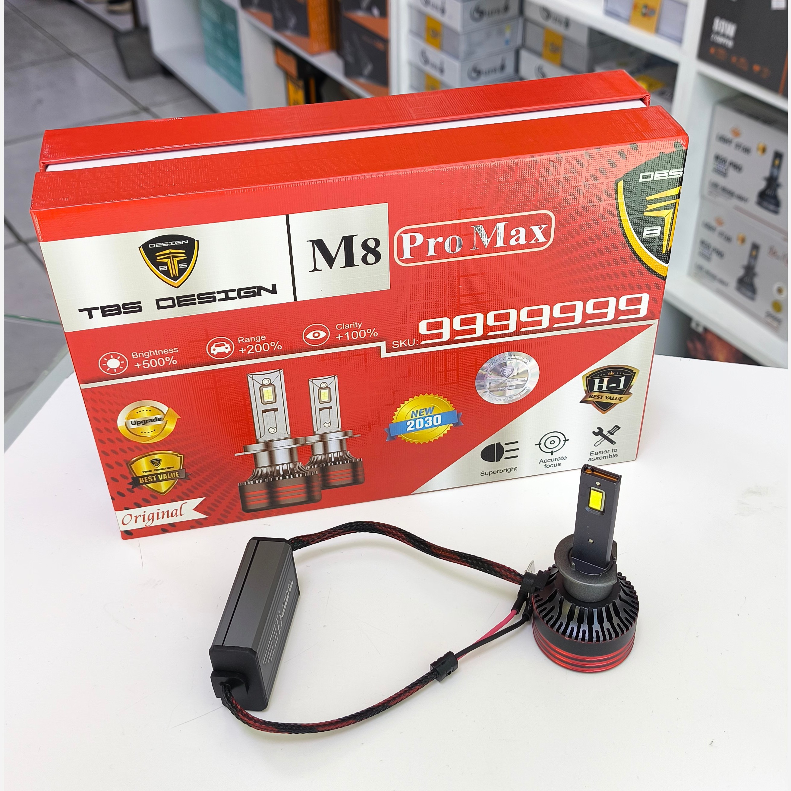 هدلایت M8 Pro Max توبیز (ام8پرومکس) اورجینال بسته دوعددی با گارانتی (پس کرایه)
