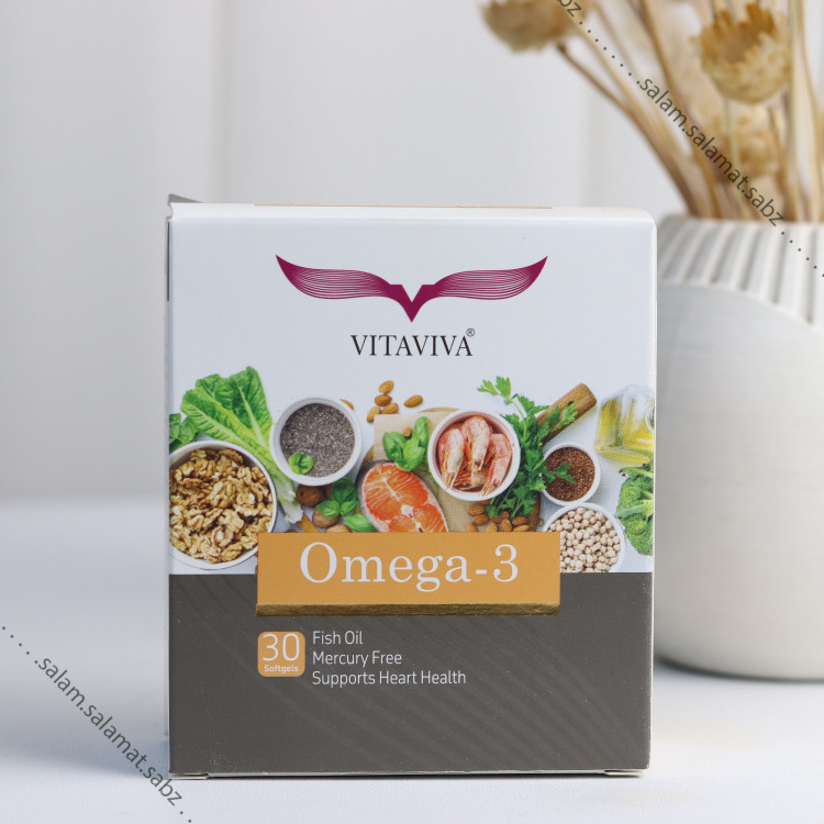 روغن امگا 3 بدون جیوه دارای DHA وEPA ا(300mg) (8قسطه)