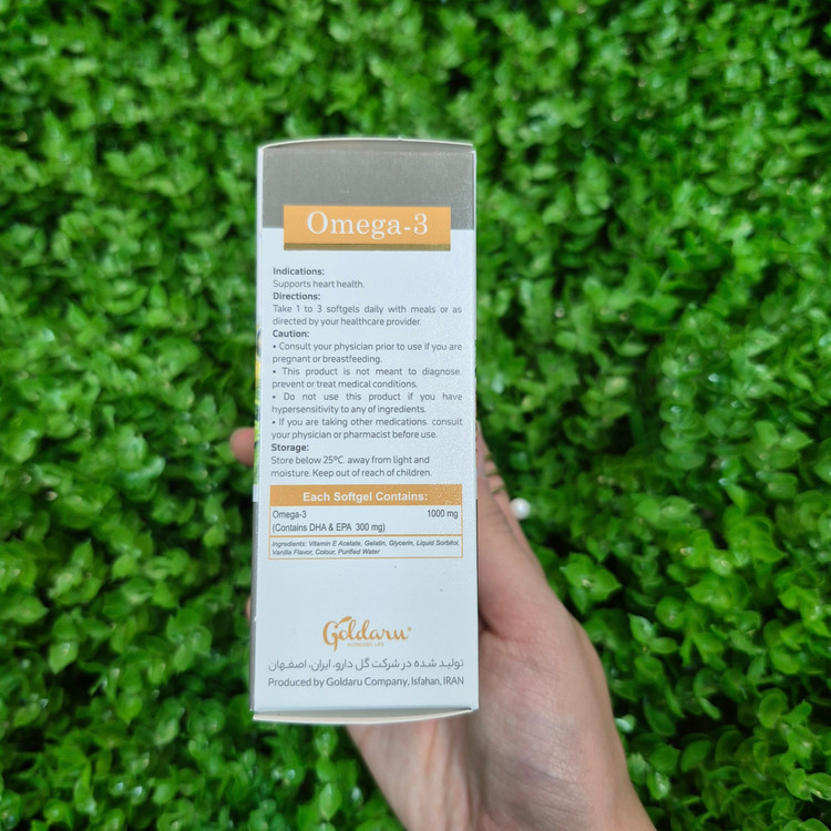 روغن امگا 3 بدون جیوه دارای DHA وEPA ا(300mg) (8قسطه)