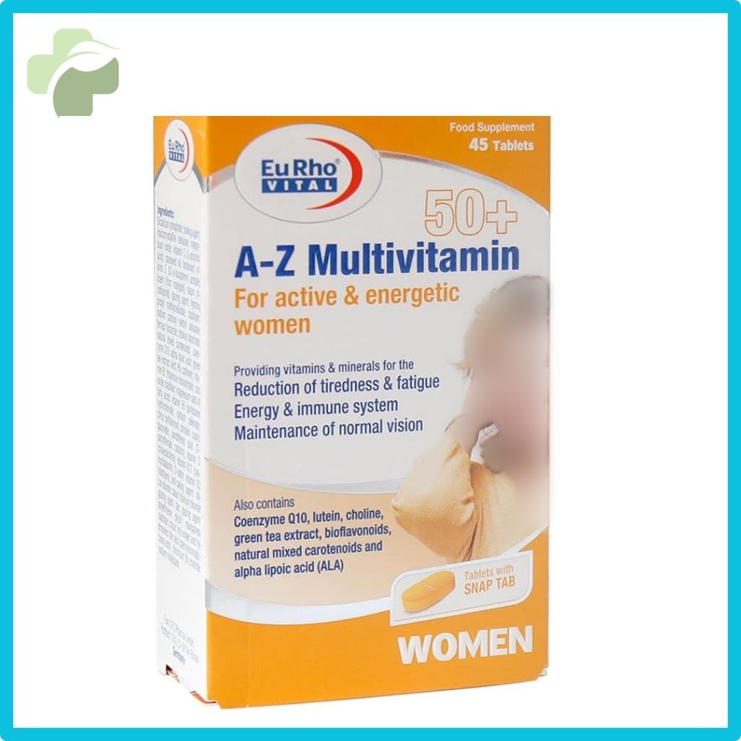 مولتی ویتامین A-Zیوروویتال 50+ افزایش انرژی در بانوان
