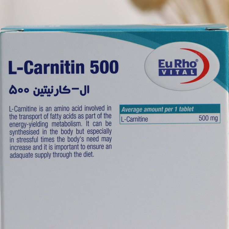ال-کارنیتین 500 یوروویتال