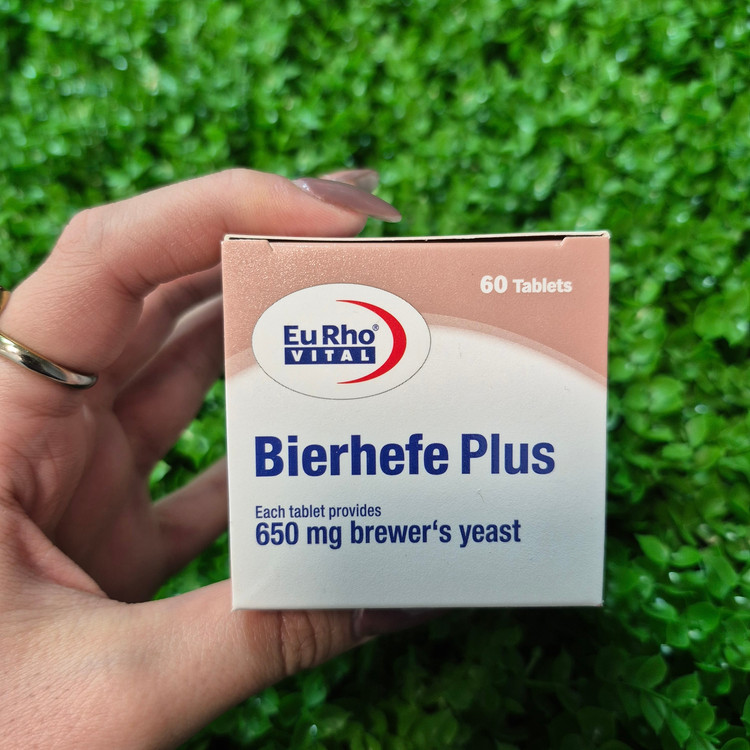 مکمل زینک و بیوتین پلاس ویتامین گروه ب یوروویتال آلمان کمک ب رشد سریع مو سلامت ناخن - 60عددی