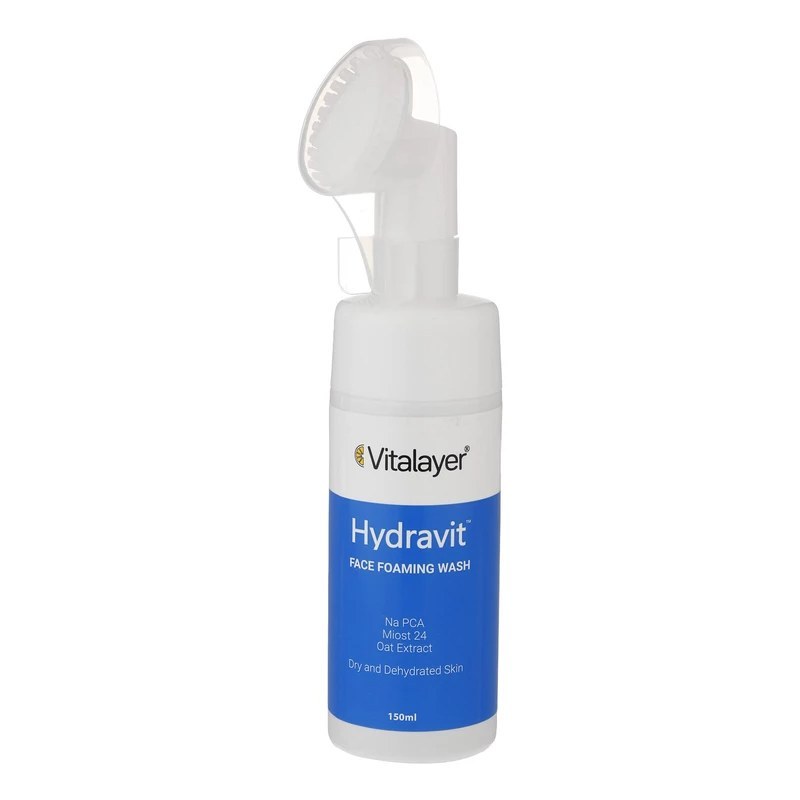 فوم شستشوی صورت ویتالیر مدل hydravit مناسب پوست خشک