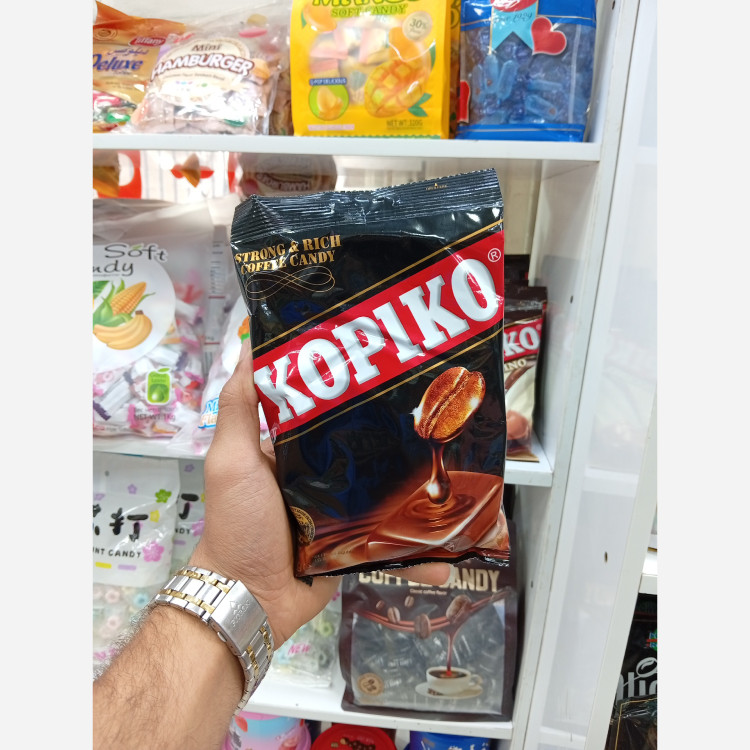 آبنبات کوپیکو در دو طعم قهوه و کاپوچینو
