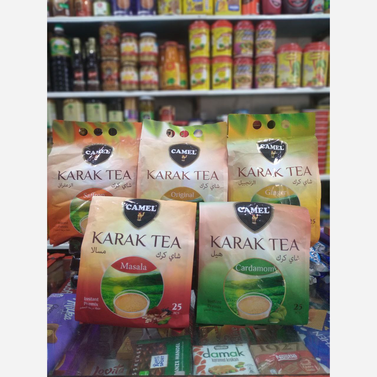 چای کرک کمل 25عددی پنج طعم مختلف