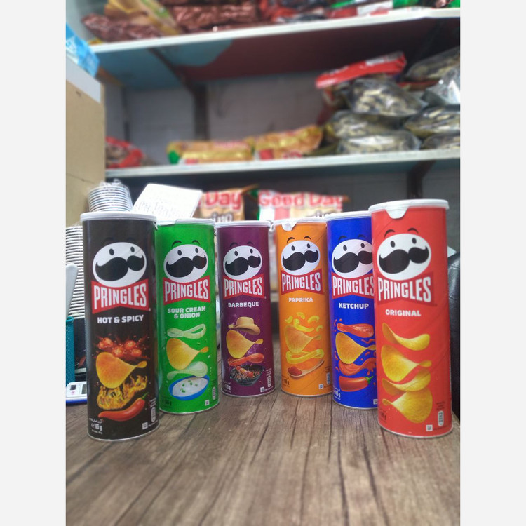 چیپس پرینگلز اصلی 6طعم