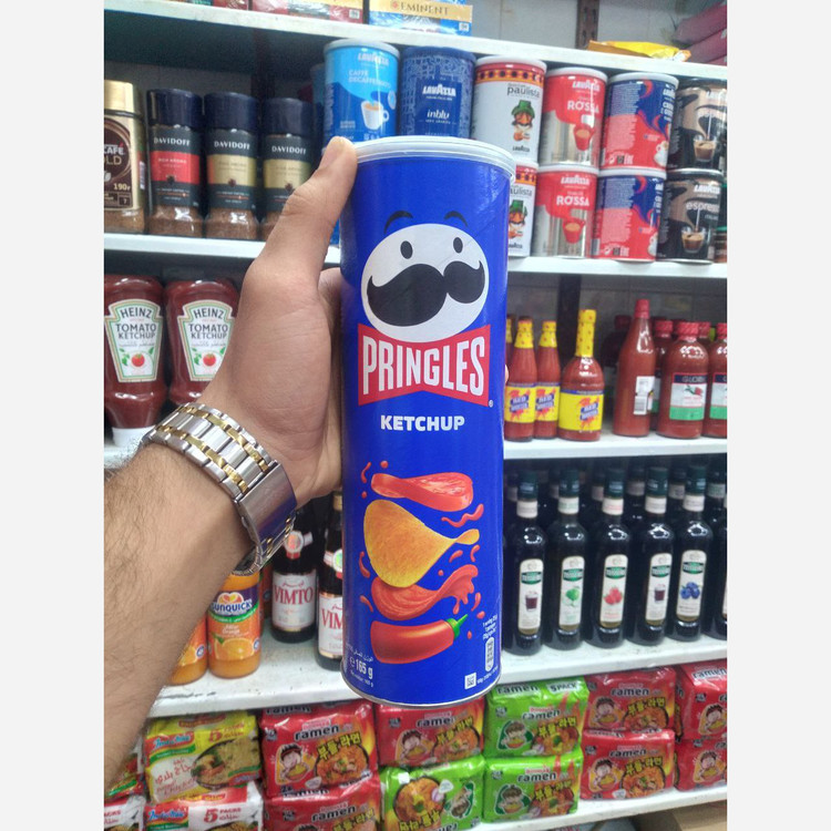 چیپس پرینگلز اصلی 6طعم