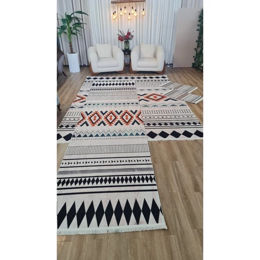 فرشینه مخمل ترک مینیمال مراکشی کد 224