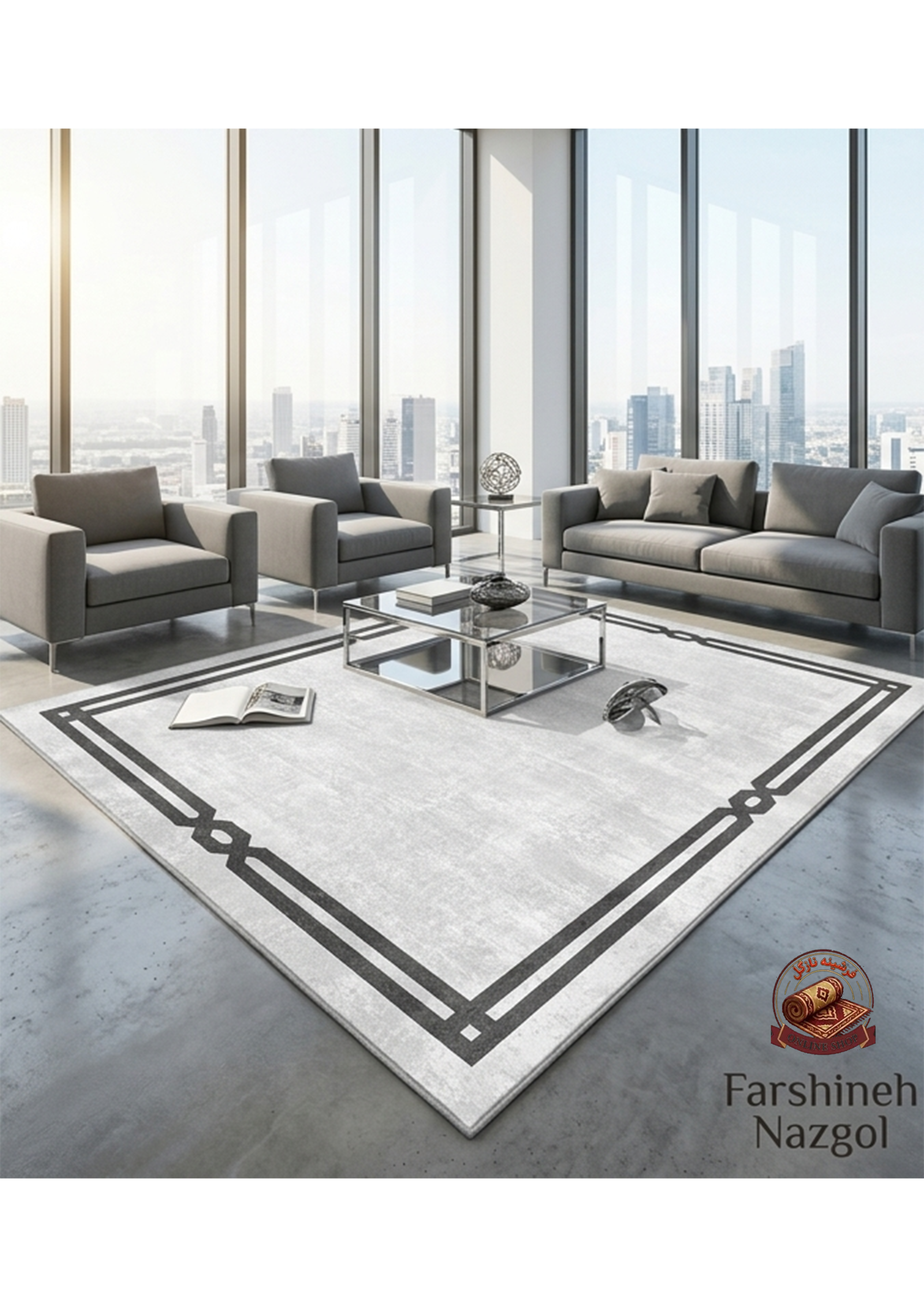 فرشینه مخمل ترک رویه نرم و لطیف کد M270