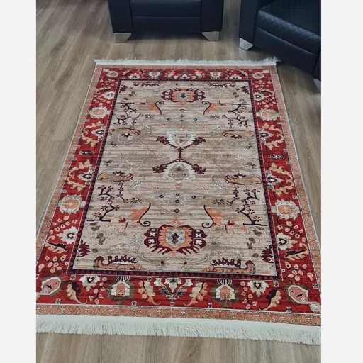 فرشینه مخمل سنتی طرح خراسان U472