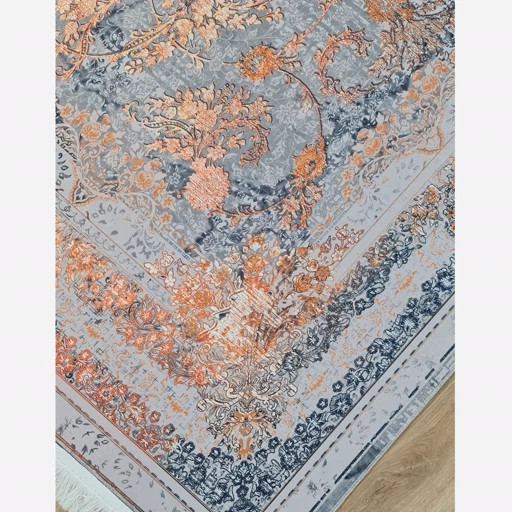 فرشینه مخمل ترک ضد لغزش بدون پرز مدل L128 (قابل سفارش در ابعاد دلخواه)