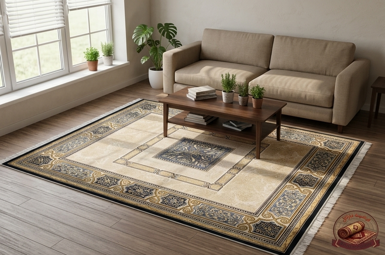 فرشینه مخمل تُرک درجه یک با زیره ضد سُر کد M222