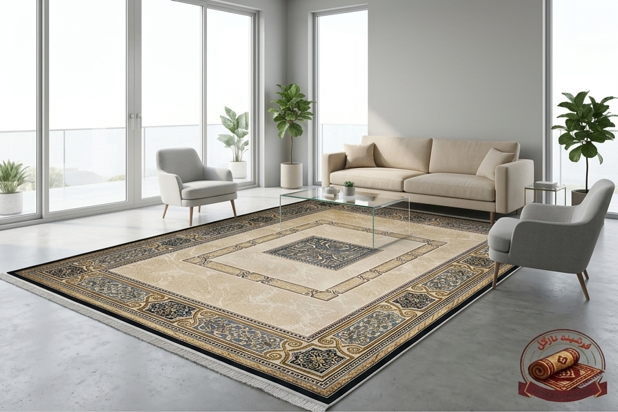 فرشینه مخمل تُرک درجه یک با زیره ضد سُر کد M222