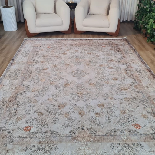 فرشینه مخمل هازان ترک طرح صبا کد L105