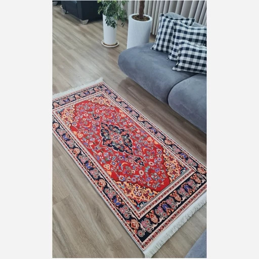فرشینه مخمل ترک سنتی لاکی کد h161