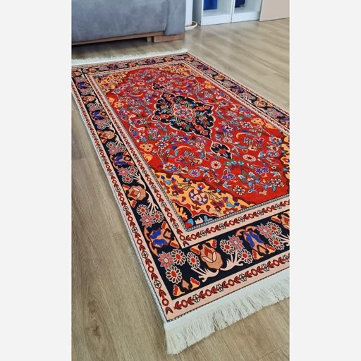 فرشینه مخمل ترک سنتی لاکی کد h161
