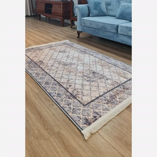 فرشینه مخمل ترک طرح طوسی وینتیج کد h461
