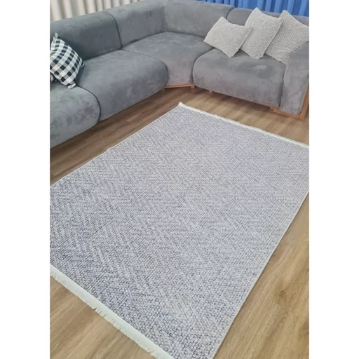 فرش چاپی مخمل هازان ترک طرح گلیم کد P154