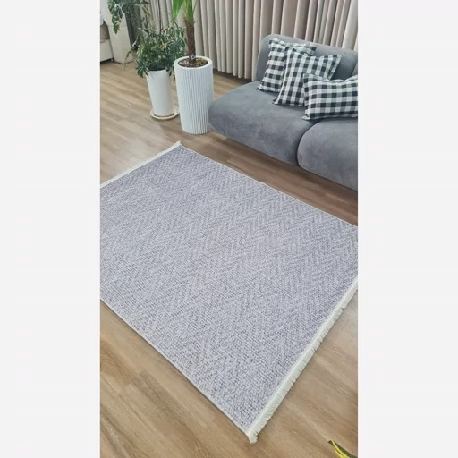 فرش چاپی مخمل هازان ترک طرح گلیم کد P154