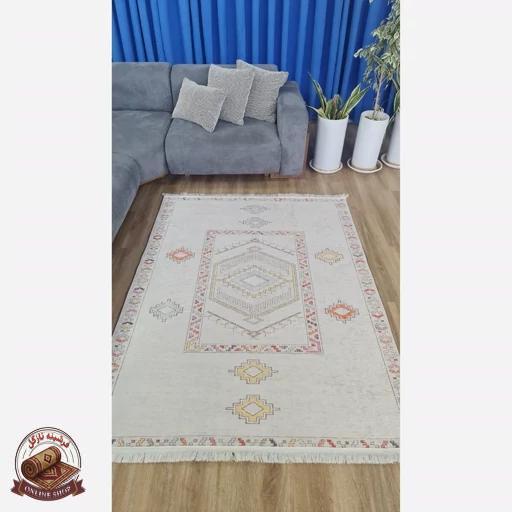 فرشینه راهرویی |جنس رویه مخمل هازان ترک| کد m126 زیره کار ضدلغزش (ابعاد دلخواه)