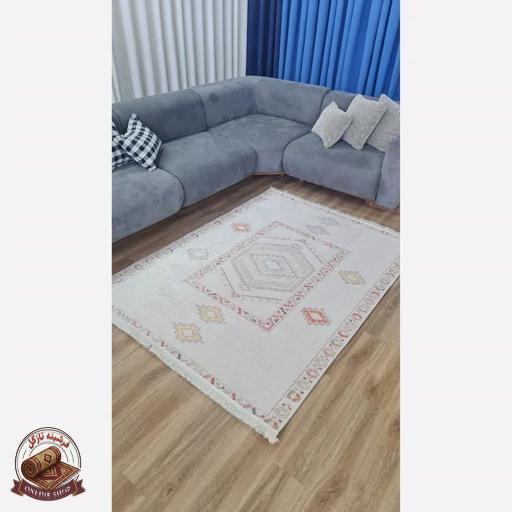 فرشینه راهرویی |جنس رویه مخمل هازان ترک| کد m126 زیره کار ضدلغزش (ابعاد دلخواه)