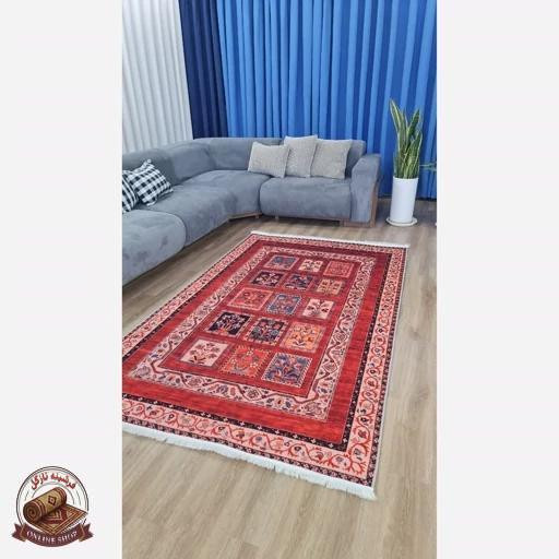 فرشینه سنتی | رویه مخمل هازان ترک نرررم و صاف | زیره استپ دار (اصلا لیز نمیخوره) A092