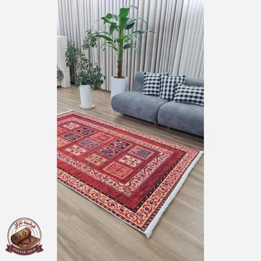 فرشینه سنتی | رویه مخمل هازان ترک نرررم و صاف | زیره استپ دار (اصلا لیز نمیخوره) A092