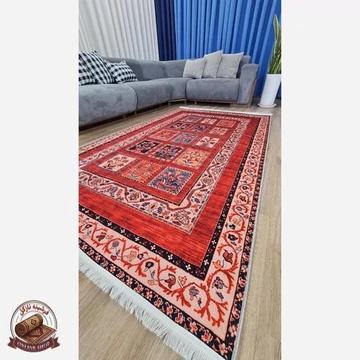 فرشینه سنتی | رویه مخمل هازان ترک نرررم و صاف | زیره استپ دار (اصلا لیز نمیخوره) A092