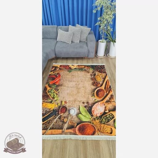 فرشینه آشپزخانه مخمل هازان تُرک ضدلغزش سفارش درابعاد دلخواه k151