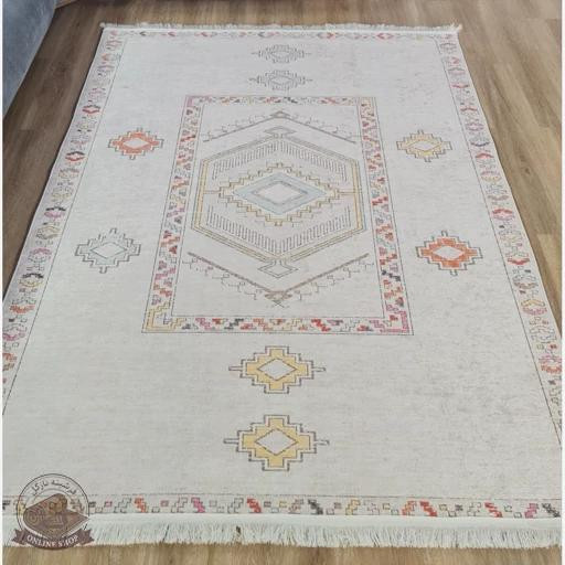 فرشینه راهرویی رویه مخمل هازان ترک کد m126 زیره کار ضدلغزش (ابعاد دلخواه)