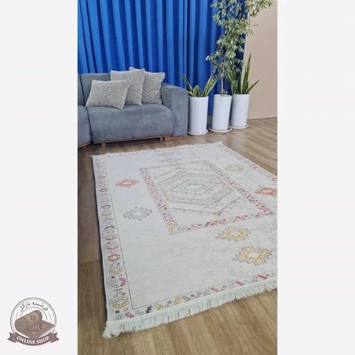 فرشینه راهرویی رویه مخمل هازان ترک کد m126 زیره کار ضدلغزش (ابعاد دلخواه)