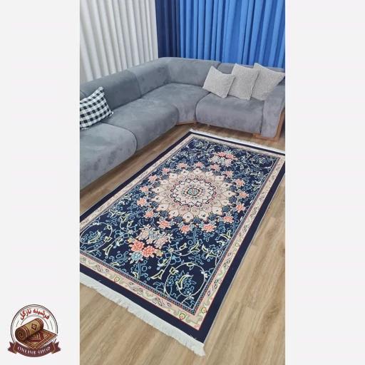 فرش مخملی مدرن هازان ترک، نرم و لوکس