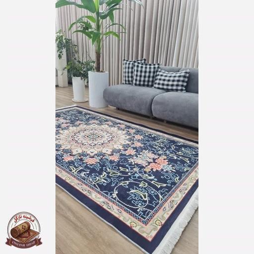 فرش مخملی مدرن هازان ترک، نرم و لوکس