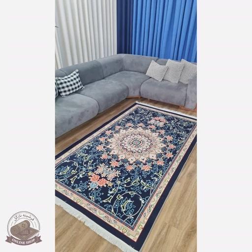 فرش مخملی مدرن هازان ترک، نرم و لوکس
