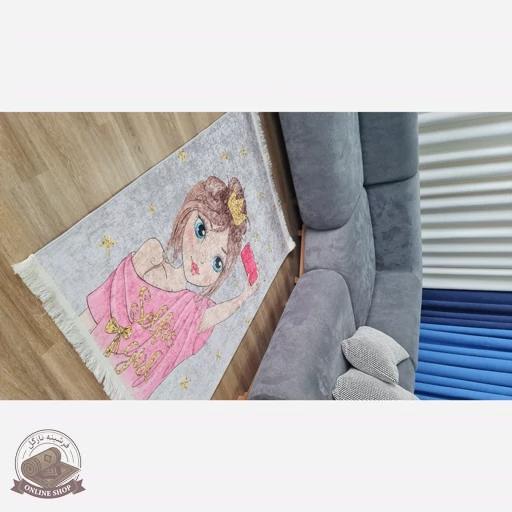 فرشینه مخملی مدرن هازان ترک،استپ دار ضد لغزش
