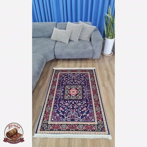 فرش مخملی مدرن طرح ابریشمی استُپ دار (اصلا لیز نمیخوره) a137