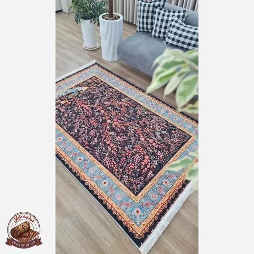 فرشینه مدرن مخمل استُپ دار (اصلا لیز نمیخوره) -
