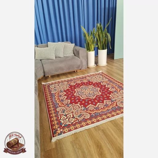 فرشینه مخمل مربعی استُپ دار ( اصلا سُر نمیخوره ) q117
