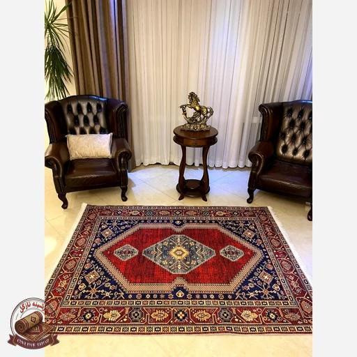 فرشینه مخمل مدرن طرح ابریشم استُپ دار (اصلا لیز نمیخوره) a173