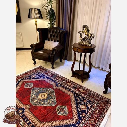 فرشینه مخمل مدرن طرح ابریشم استُپ دار (اصلا لیز نمیخوره) a173