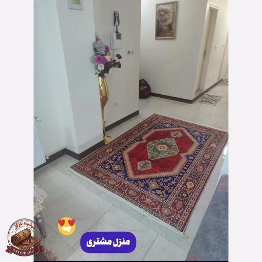 فرشینه مخمل مدرن طرح ابریشم استُپ دار (اصلا لیز نمیخوره) a173