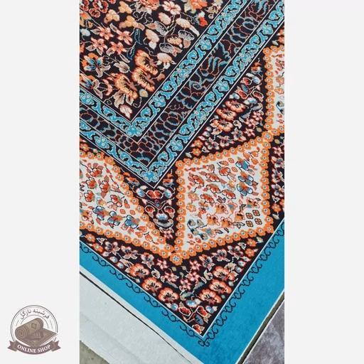 فرش مخمل مدرن طرح ابریشمی a107