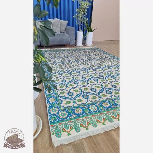 فرشینه مخمل طرح ابریشمی استُپ دار ( سُر نمیخوره) a054