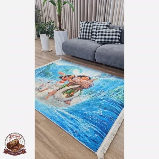 فرش کودک،دنیای رنگارنگ و شاد برای اتاق دلبندتان استُپ دار (ابعاد دلخواه)