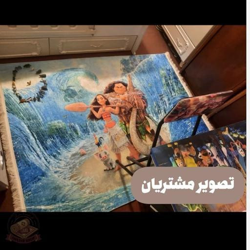 فرش کودک،دنیای رنگارنگ و شاد برای اتاق دلبندتان استُپ دار (ابعاد دلخواه)