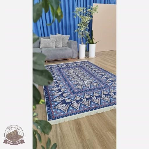 فرشینه کلاسیک جنس مخمل هازان تُرک استُپ دار(ابعاد دلخواه)ضد سُر