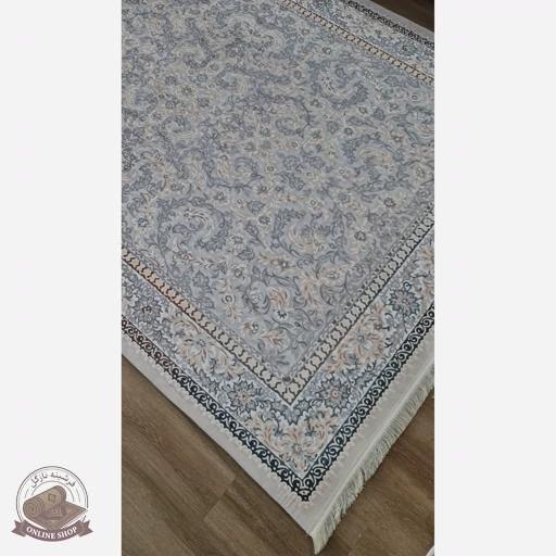 فرشینه افشان طوسی جنس مخمل هازان تُرک استُپ دار(ابعاد دلخواه)ضد سُر کد u30