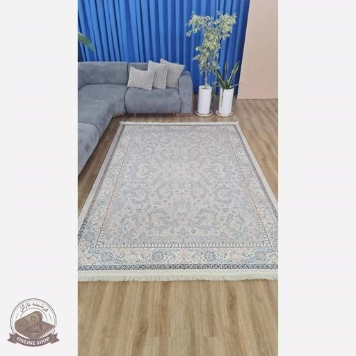 فرشینه افشان طوسی جنس مخمل هازان تُرک استُپ دار(ابعاد دلخواه)ضد سُر کد u30