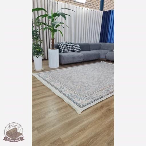 فرشینه افشان طوسی جنس مخمل هازان تُرک استُپ دار(ابعاد دلخواه)ضد سُر کد u30