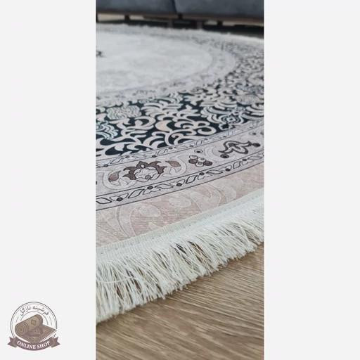 فرشینه بیضی مخمل استُپ دار (ابعاد دلخواه) b51